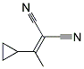 2-(1-CYCLOPROPYLETHYLIDENE)MALONONITRILE, TECH 结构式