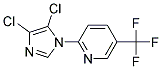 2-(4,5-DICHLORO-1H-IMIDAZOL-1-YL)-5-(TRIFLUOROMETHYL)PYRIDINE, TECH 结构式