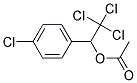 2,2,2-TRICHLORO-1-(4-CHLOROPHENYL)ETHYL ACETATE, TECH 结构式