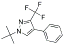 1-(TERT-BUTYL)-4-PHENYL-3-(TRIFLUOROMETHYL)-1H-PYRAZOLE, TECH 结构式