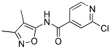 2-CHLORO-N-(3,4-DIMETHYLISOXAZOL-5-YL)ISONICOTINAMIDE, TECH 结构式