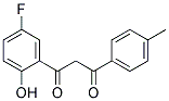 1-(5-FLUORO-2-HYDROXYPHENYL)-3-(4-METHYLPHENYL)PROPANE-1,3-DIONE 结构式