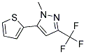 1-METHYL-5-THIEN-2-YL-3-(TRIFLUOROMETHYL)PYRAZOLE 结构式