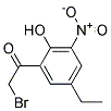 2-BROMO-1-(5-ETHYL-2-HYDROXY-3-NITRO-PHENYL)-ETHANONE 结构式