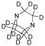 1,4-DIAZABICYCLO[2.2.2]OCTANE-D12 结构式