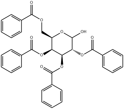2,3,4,6-TETRA-O-BENZOYL-D-GALACTOPYRANOSIDE 结构式