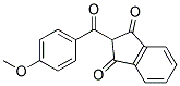 2-(4-METHOXYBENZOYL)INDAN-1,3-DION 结构式