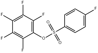 2,3,4,5,6-PENTAFLUOROPHENYL 4-FLUOROBENZENESULPHONATE 结构式