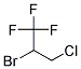 2-BROMO-3-CHLORO-1,1,1-TRIFLUOROPROPAN 结构式