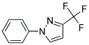 1-PHENYL-3-(TRIFLUOROMETHYL)PYRAZOL 结构式