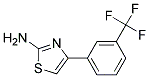 2-AMINO-4-[3-(TRIFLUOROMETHYL)PHENYL]THIAZOL 结构式