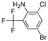 2-AMINO-5-BROMO-3-CHLOROBENZOTRIFLUORID 结构式