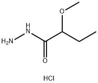 2-METHOXYBUTANOHYDRAZIDE HYDROCHLORIDE 结构式