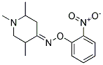 1,2,5-三甲基哌啶-4-酮-2-硝基苯肟 结构式