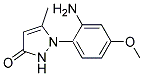 1-(2-AMINO-4-METHOXYPHENYL)-5-METHYL-PYRAZOL-3-ONE 结构式