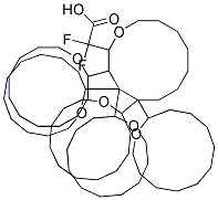2,2-DIFLUORO-2-(5-OXAHEXACYCLO-DODEC-4-YL)ACETIC ACID 结构式
