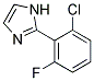 2-(2-CHLORO-6-FLUORO-PHENYL)-1H-IMIDAZOLE 结构式