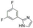 2-(3,5-DIFLUORO-PHENYL)-1H-IMIDAZOLE 结构式