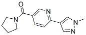 2-(1-METHYL-1H-PYRAZOL-4-YL)-5-(PYRROLIDIN-1-YLCARBONYL)PYRIDINE 结构式