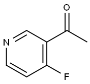 1-(4-氟-3-吡啶基)乙酮 结构式