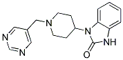 1-[1-(PYRIMIDIN-5-YLMETHYL)PIPERIDIN-4-YL]-1,3-DIHYDRO-2H-BENZIMIDAZOL-2-ONE 结构式