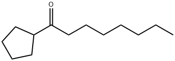 1-CYCLOPENTYL-OCTAN-1-ONE 结构式