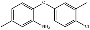 2-(4-CHLORO-3-METHYLPHENOXY)-5-METHYLPHENYLAMINE 结构式