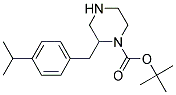 2-(4-ISOPROPYL-BENZYL)-PIPERAZINE-1-CARBOXYLIC ACID TERT-BUTYL ESTER 结构式