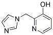 2-IMIDAZOL-1-YLMETHYL-PYRIDIN-3-OL 结构式