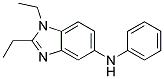 (1,2-DIETHYL-1H-BENZOIMIDAZOL-5-YL)-PHENYL-AMINE 结构式