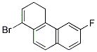 1-BROMO-6-FLUORO-3,4-DIHYDRO-PHENANTHRENE 结构式