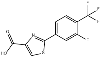 2-(3-Fluoro-4-(trifluoromethyl)phenyl)thiazole-4-carboxylicacid