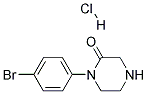 1-(4-溴苯基)-哌嗪-2-酮盐酸盐 结构式