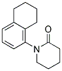 1-(5,6,7,8-Tetrahydro-naphthalen-1-yl)-piperidin-2-one 结构式
