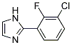 2-(3-CHLORO-2-FLUORO-PHENYL)-1H-IMIDAZOLE 结构式