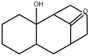 4A-羟基十二氢-5,9-甲基苯并[8]环烯-11-酮 结构式