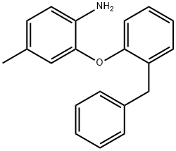 2-(2-BENZYLPHENOXY)-4-METHYLANILINE 结构式