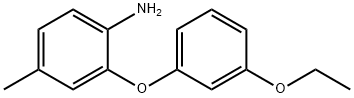 2-(3-ETHOXYPHENOXY)-4-METHYLANILINE 结构式