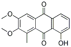 1-METHYL-2,3-DIMETHOXY-8-HYDROXY-ANTHRAQUINONE 结构式