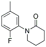 1-(2-FLUORO-5-METHYL-PHENYL)-PIPERIDIN-2-ONE 结构式