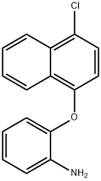 2-[(4-CHLORO-1-NAPHTHYL)OXY]ANILINE 结构式