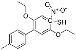 1-NITRO-2,5-DIETHOXY-4-P-TOLYL PHENYL MERCAPTAN 结构式