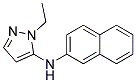 (2-Ethyl-2H-pyrazol-3-yl)-naphthalen-2-yl-amine 结构式