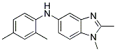 (1,2-DIMETHYL-1H-BENZOIMIDAZOL-5-YL)-(2,4-DIMETHYL-PHENYL)-AMINE 结构式