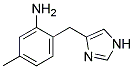 2-(1H-IMIDAZOL-4-YLMETHYL)-5-METHYL-PHENYLAMINE 结构式