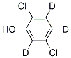 2,5-DICHLOROPHENOL-3,4,6-D3 结构式