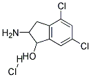 2-AMINO-4,6-DICHLORO-INDAN-1-OL HYDROCHLORIDE 结构式