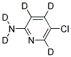 2-AMINO-5-CHLOROPYRIDINE-D5 结构式