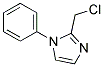 2-CHLOROMETHYL-1-PHENYL-1H-IMIDAZOLE 结构式