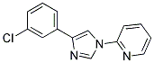 2-[4-(3-CHLORO-PHENYL)-IMIDAZOL-1-YL]-PYRIDINE 结构式